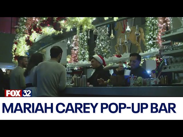 ⁣Mariah Carey holiday pop-up bar opens in Chicago