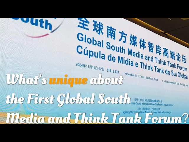 ⁣What's unique about the First Global South Media and Think Tank Forum?