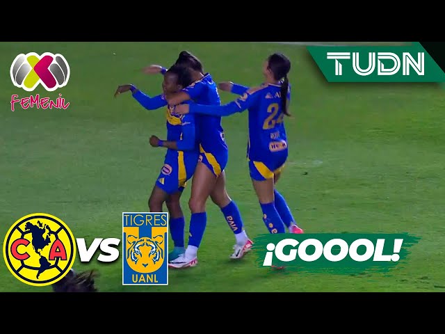 ⁣¡Kgatlana encuentra el balón y no perdona! | América 0-1 Tigres | Liga Mx Femenil AP2024-4tos | TUDN