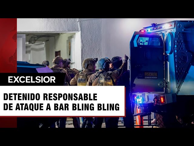 ⁣Cae líder criminal responsable de ataque al bar Bling Bling en el Edomex