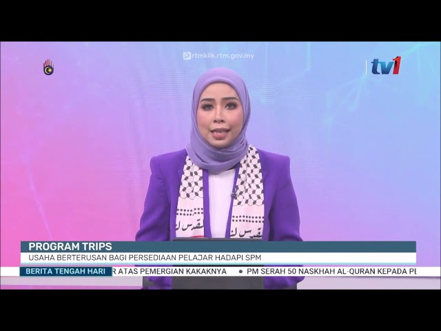 ⁣15 NOV 2024 – BERITA TGH HARI – PROGRAM TRIPS ; USAHA BERTERUSAN BAGI PERSEDIAAN PELAJAR HADAPI SPM