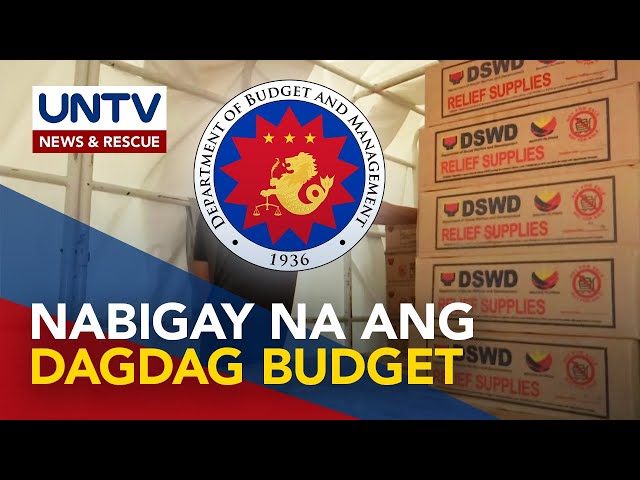 ⁣Hiling na dagdag budget ng DSWSD para sa response and relief efforts, ibinigay na ng DBM