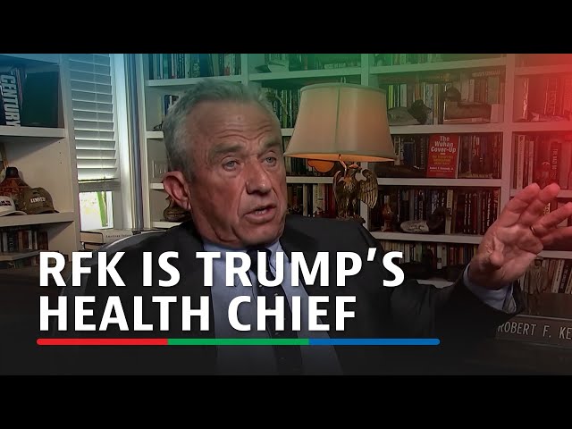 ⁣Trump names RFK Jr. to health cabinet post | ABS-CBN News