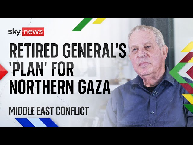 ⁣'Put northern Gaza under siege' says former head of Israel's National Security Counci