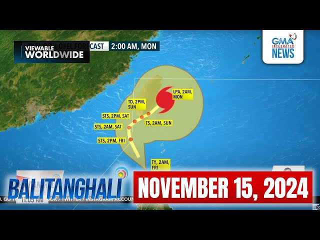 ⁣Balitanghali Express: November 15, 2024