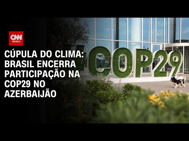 ⁣Cúpula do Clima: Brasil encerra participação na COP29 no Azerbaijão | CNN PRIME TIME