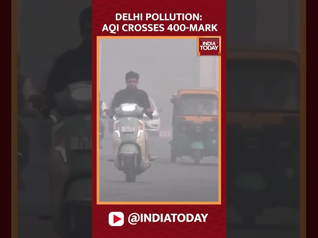 ⁣Delhi-NCR Air Quality Remains Severe For Third Straight Day, AQI Stands At 409