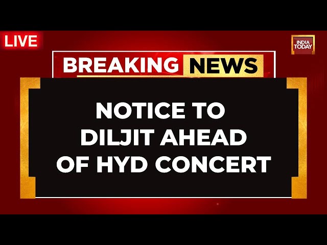 ⁣LIVE: Telangana Government Restricts Diljit Dosanjh's Concert Content | Diljit Dosanjh News