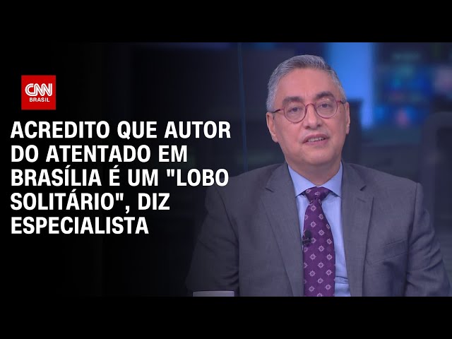 ⁣Acredito que autor do atentado em Brasília é um "lobo solitário", diz especialista | WW