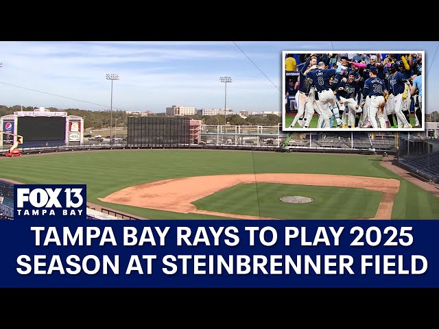 ⁣Rays to play 2025 home games at Steinbrenner Field