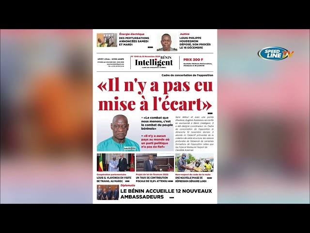 ⁣LA REVUE DES TITRES - 15 11 2024 - Romaric Dossa