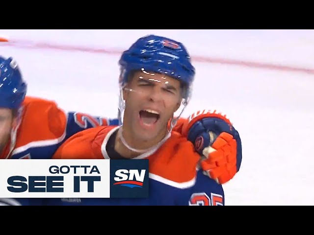 ⁣GOTTA SEE IT: Connor McDavid's INSANE Backhand Feed Keys Nurse's OT Winner