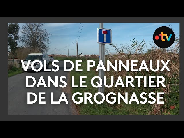 ⁣Vol de panneaux dans le quartier de la Grognasse à Bourcefranc-le-Chapus