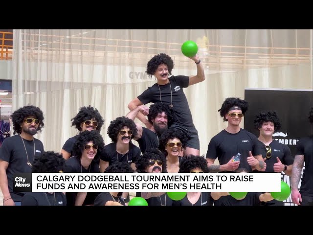 ⁣Calgary dodgeball tournament aims to raise awareness about men’s health