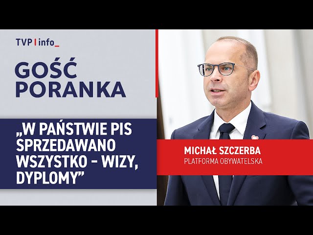 ⁣Michał Szczerba: w państwie PiS sprzedawano wszystko – wizy, dyplomy | GOŚĆ PORANKA