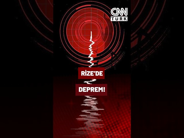 ⁣ Rize Hemşin'de 4,7 Büyüklüğünde Deprem Meydana Geldi!