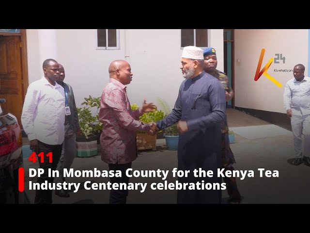 ⁣DP In Mombasa County for the Kenya Tea Industry Centenary celebrations