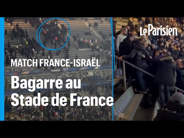 ⁣France-Israël : bagarre et mouvements de foule au Stade de France