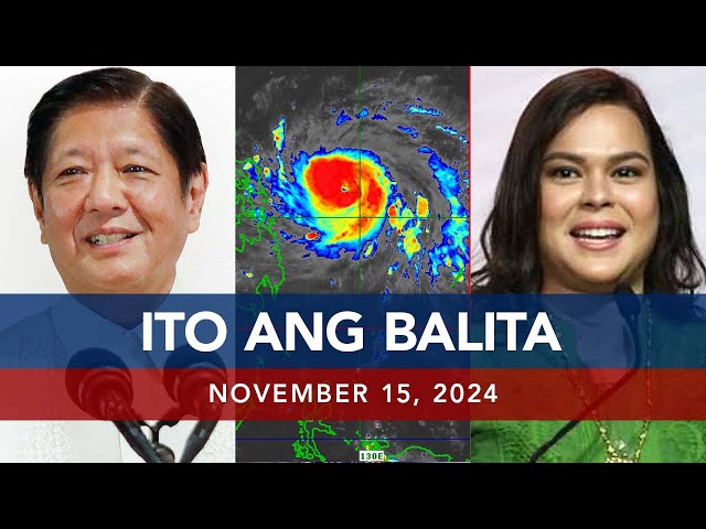 ⁣UNTV: Ito Ang Balita | November 15, 2024