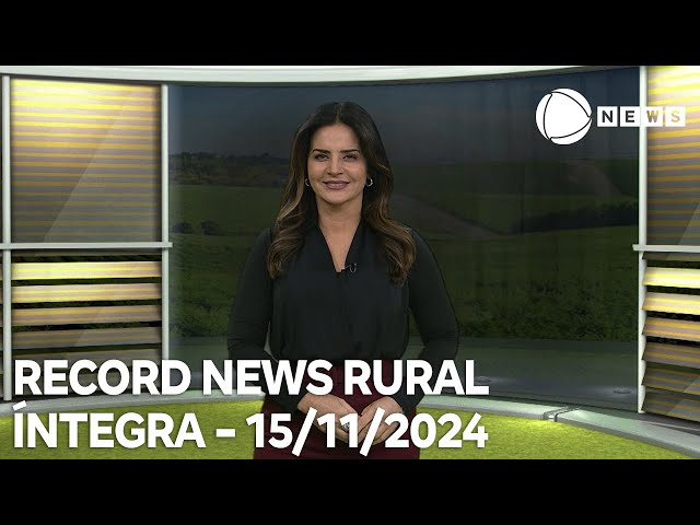 ⁣Record News Rural - 15/11/2024