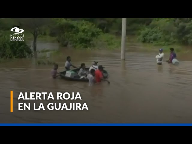 ⁣Alerta roja en La Guajira por niveles del río Ranchería y el embalse El Cercado