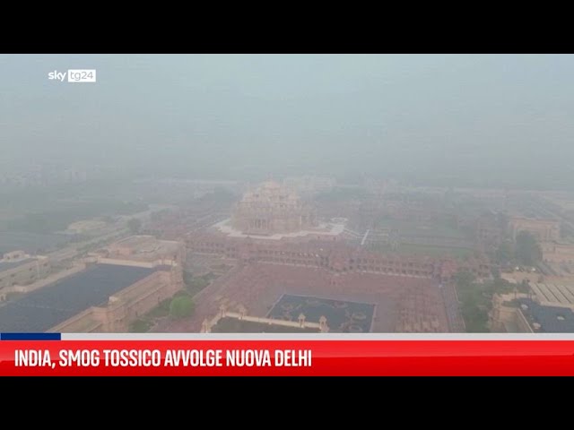 ⁣India, smog tossico avvolge Nuova Delhi