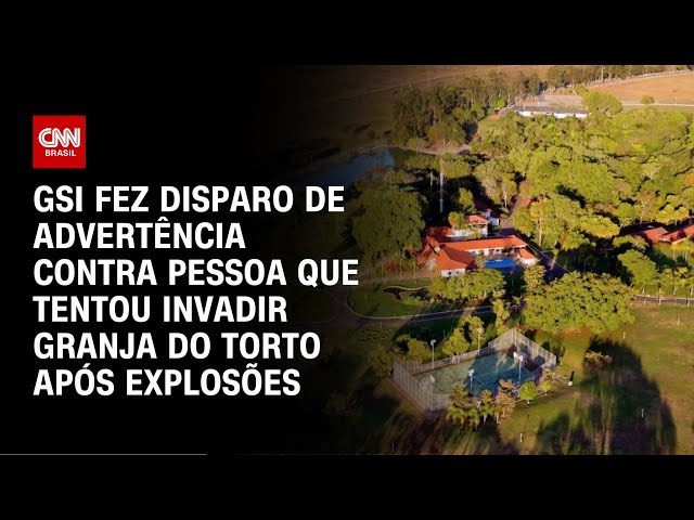 ⁣GSI fez disparo de advertência contra pessoa que tentou invadir Granja do Torto | LIVE CNN