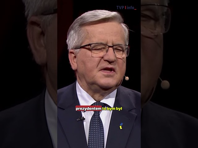 ⁣Komorowski: prezydent Czarnek to próba wysadzenia rządu w powietrze #polityka #polska #shorts