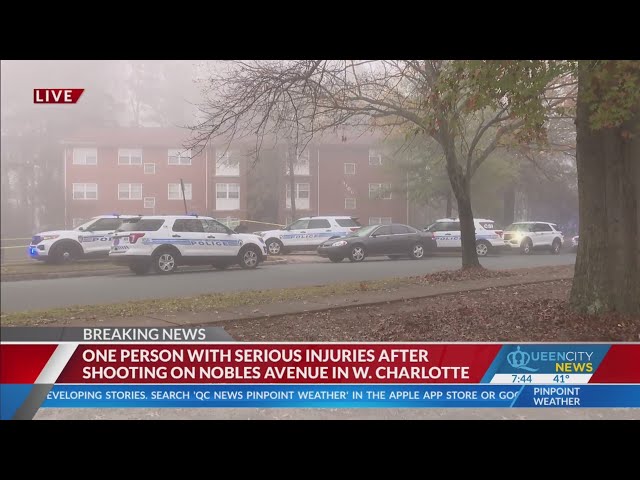 ⁣Apparent shooting in west Charlotte injures 1: Medic