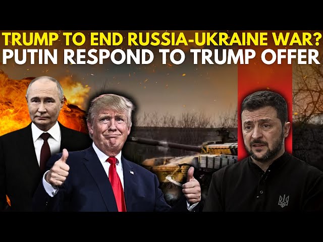 ⁣Russia-Ukraine War: Putin Shocking Reply To President Elect Trump Offer On Ukraine Peace Deal | WION