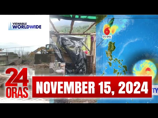 ⁣24 Oras Express: November 15, 2024 [HD]