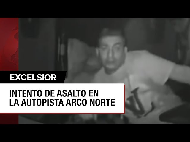 ⁣Balean a trailero en intento de asalto en la autopista Arco Norte