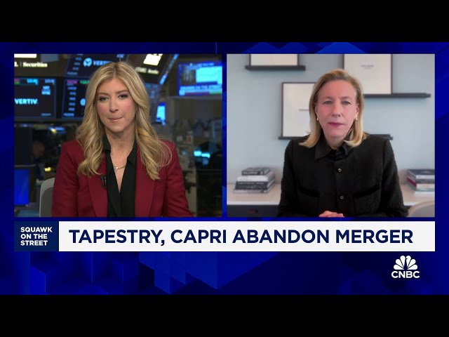 ⁣Tapestry CEO on abandoned merger with Capri Holdings