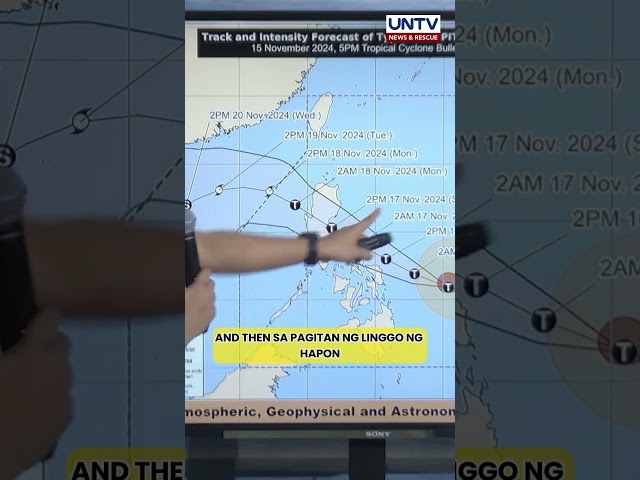 ⁣‘Pepito’, posibleng maging super typhoon bago tumama sa Catanduanes; Signal no.2, nakataas  – PAGASA