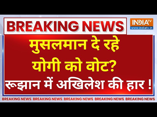 ⁣CM Yogi Vs Akhilesh Yadav LIVE: मुसलमान दे रहे योगी को वोट?...रूझान में अखिलेश के उड़े होश !