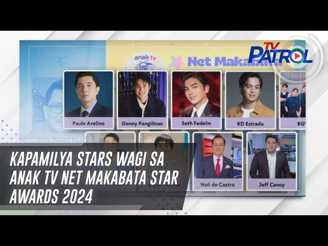 ⁣Kapamilya Stars wagi sa Anak TV Net Makabata Star Awards 2024 | TV Patrol