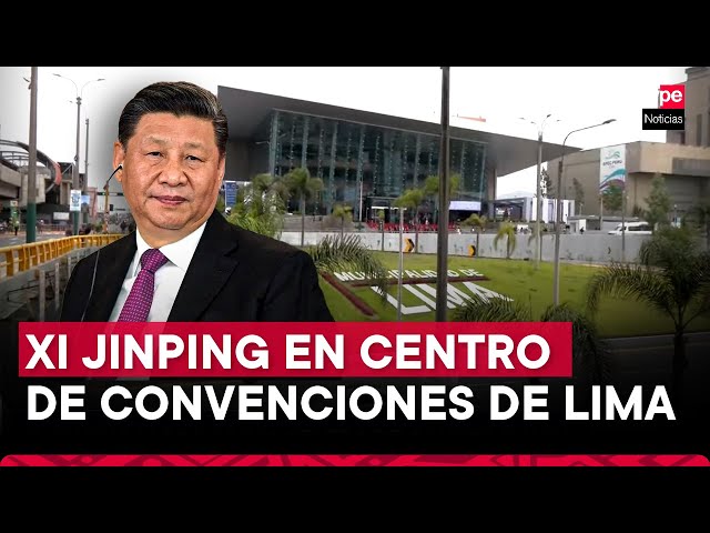 ⁣APEC Perú 2024: presidente de China, Xi Jinping, ya llegó al Centro de Convenciones de Lima