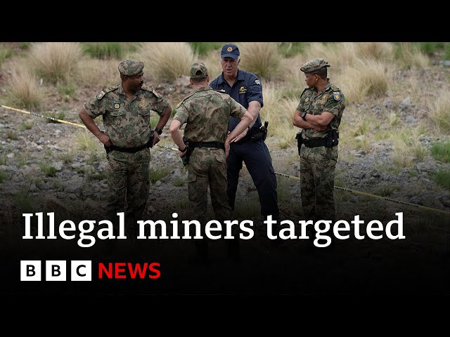 ⁣South Africa cuts supplies to thousands of illegal miners hiding underground | BBC News