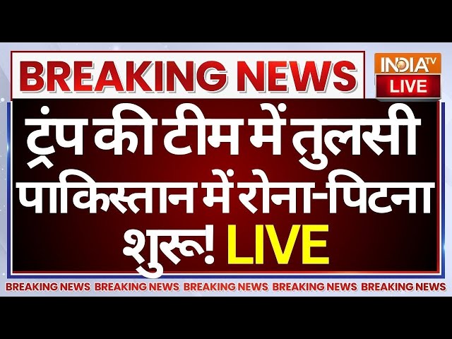 ⁣Tulsi Gabbard Fear In Pakistan LIVE: ट्रंप की टीम में तुलसी, पाकिस्तान में रोना-पिटना शुरू! PM Modi