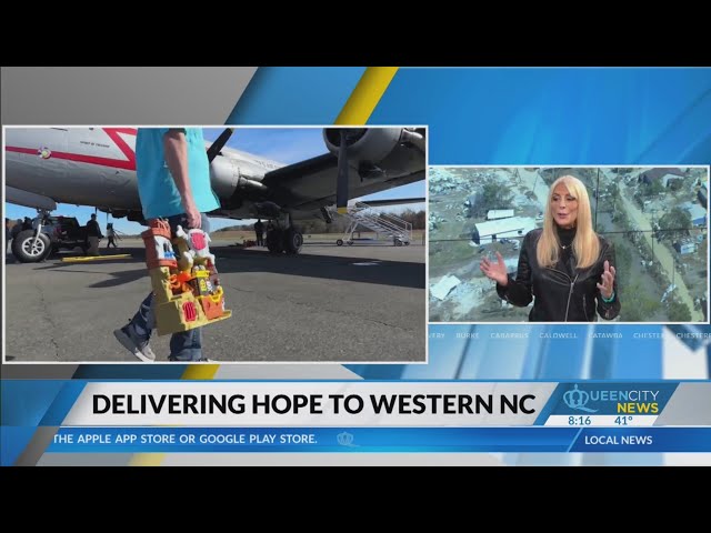 ⁣QCN embeds with flight crew for WNC aid