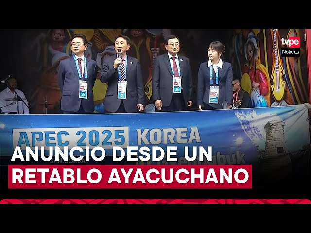 ⁣Así anunciaron los delegados de Corea del Sur que serán sede del APEC en 2025