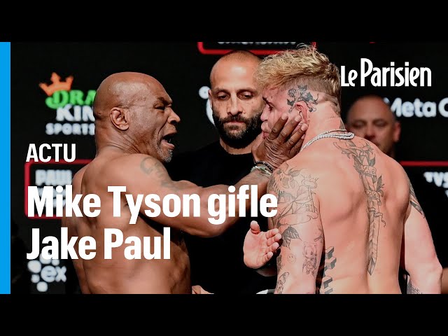 ⁣« Je ne l'ai même pas sentie »: Jake Paul giflé par Mike Tyson avant leur combat de boxe