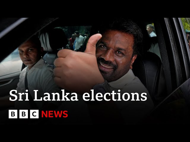 ⁣Landslide win for Sri Lanka’s left-leaning coalition in snap general elections | BBC News