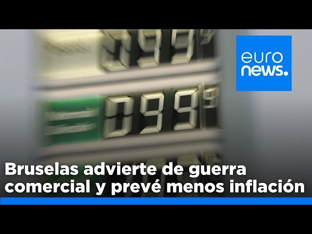 ⁣Bruselas advierte de la inminente guerra comercial y prevé una caída de la inflación en la UE