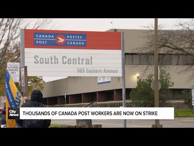 ⁣Canada Post strike begins ahead of busy holiday season