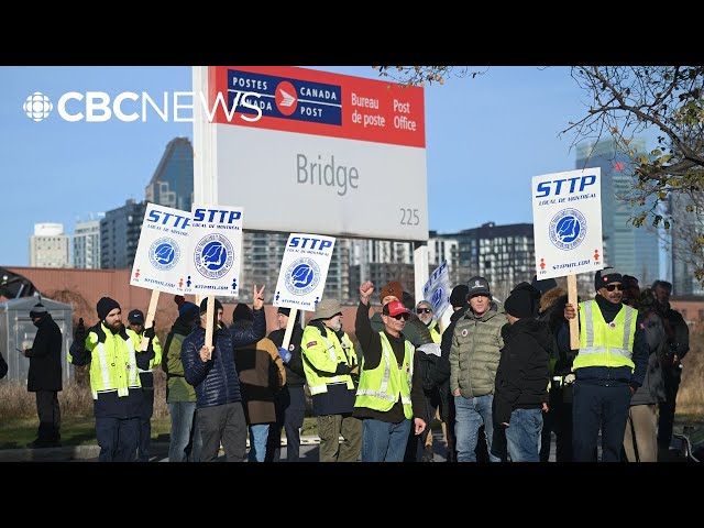 ⁣55,000 Canada Post workers go on strike ahead of busy holiday season