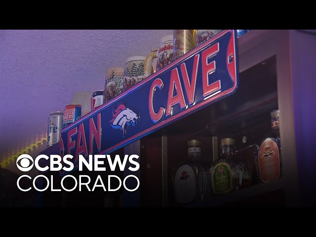 ⁣Orange Zone showcases a Broncos superfan in Greeley with a "Fan Cave"