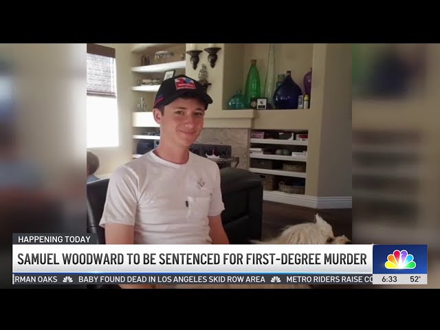 ⁣Samuel Woodward to be sentenced for first-degree murder