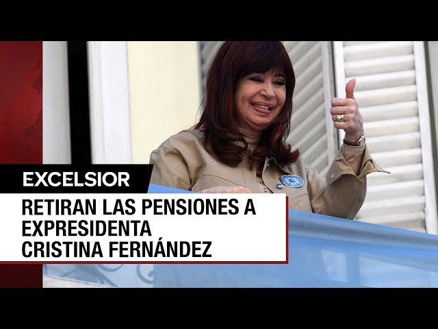 ⁣Gobierno de Argentina le quita a Cristina Fernández sus pensiones