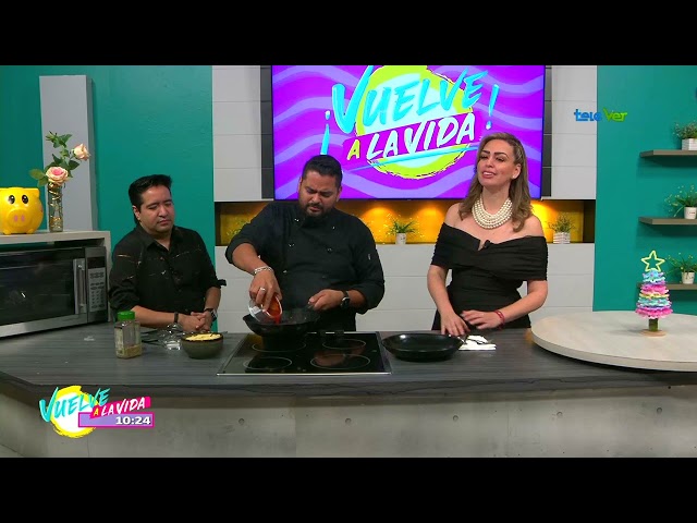 ⁣El chef Josué Elvira nos lleva a la cocina italiana con un "Penne Arrabiatta".